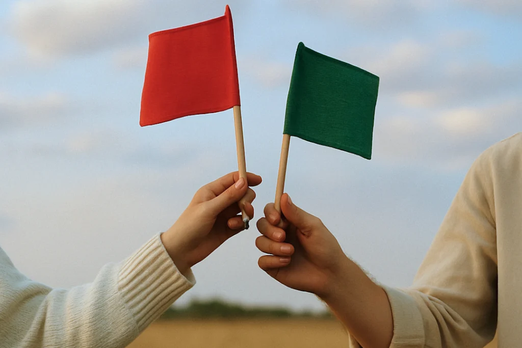 red flag green flag